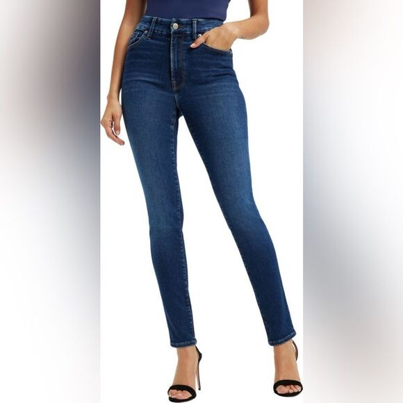 Good American | Always Fit Good Legs Skinny Jeans | light wash | size 12 - Picture 1 of 7